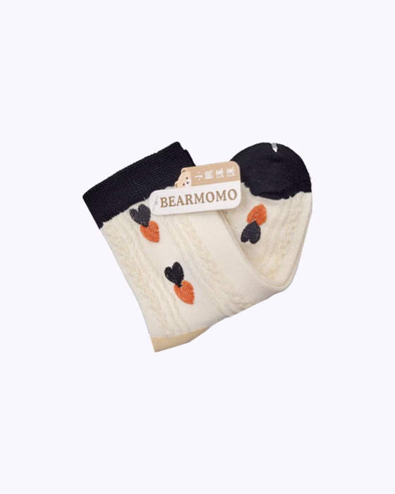 پک جوراب دخترانه نخی فانتزی BEAR MOMO